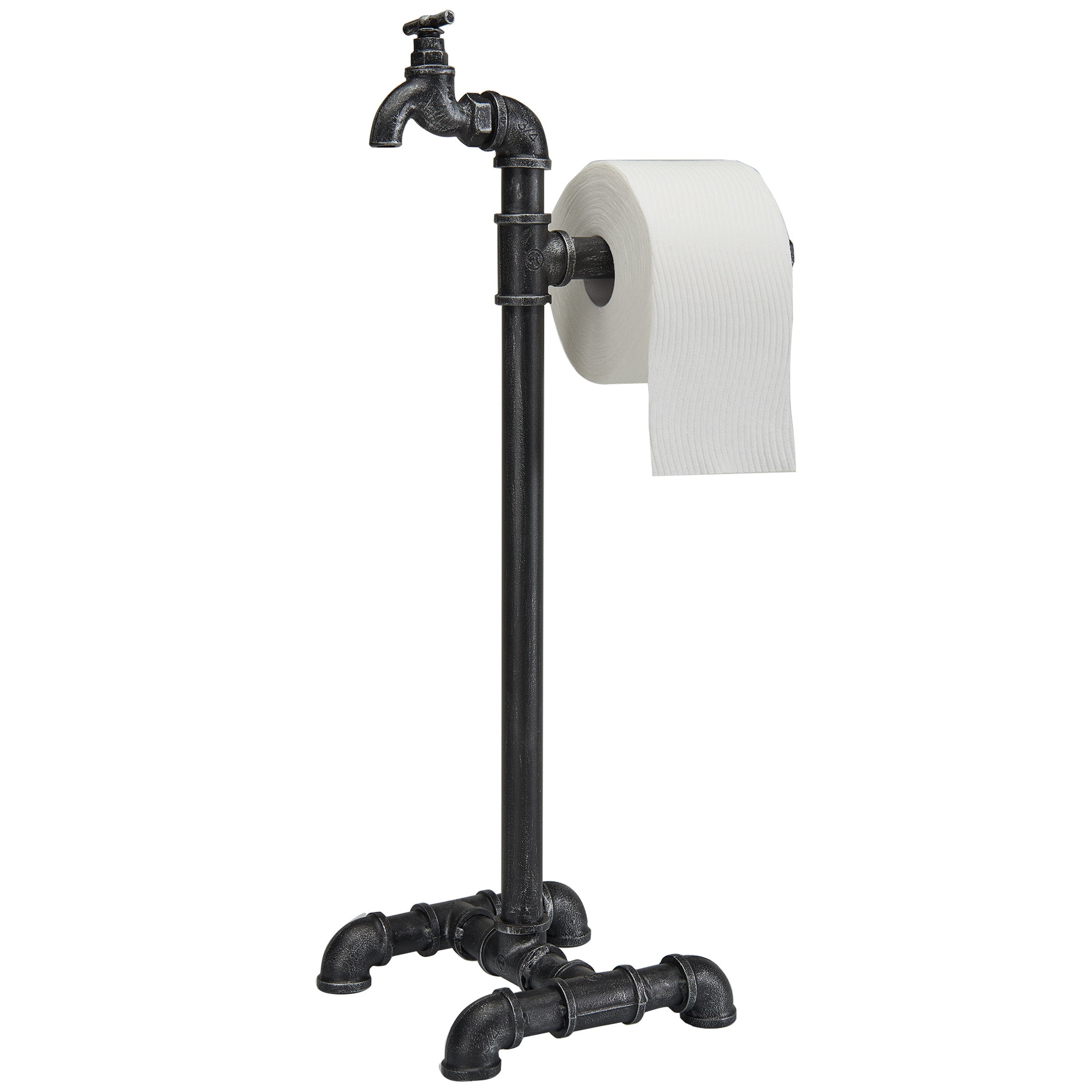 Freestanding Toilet Paper Holder Stand