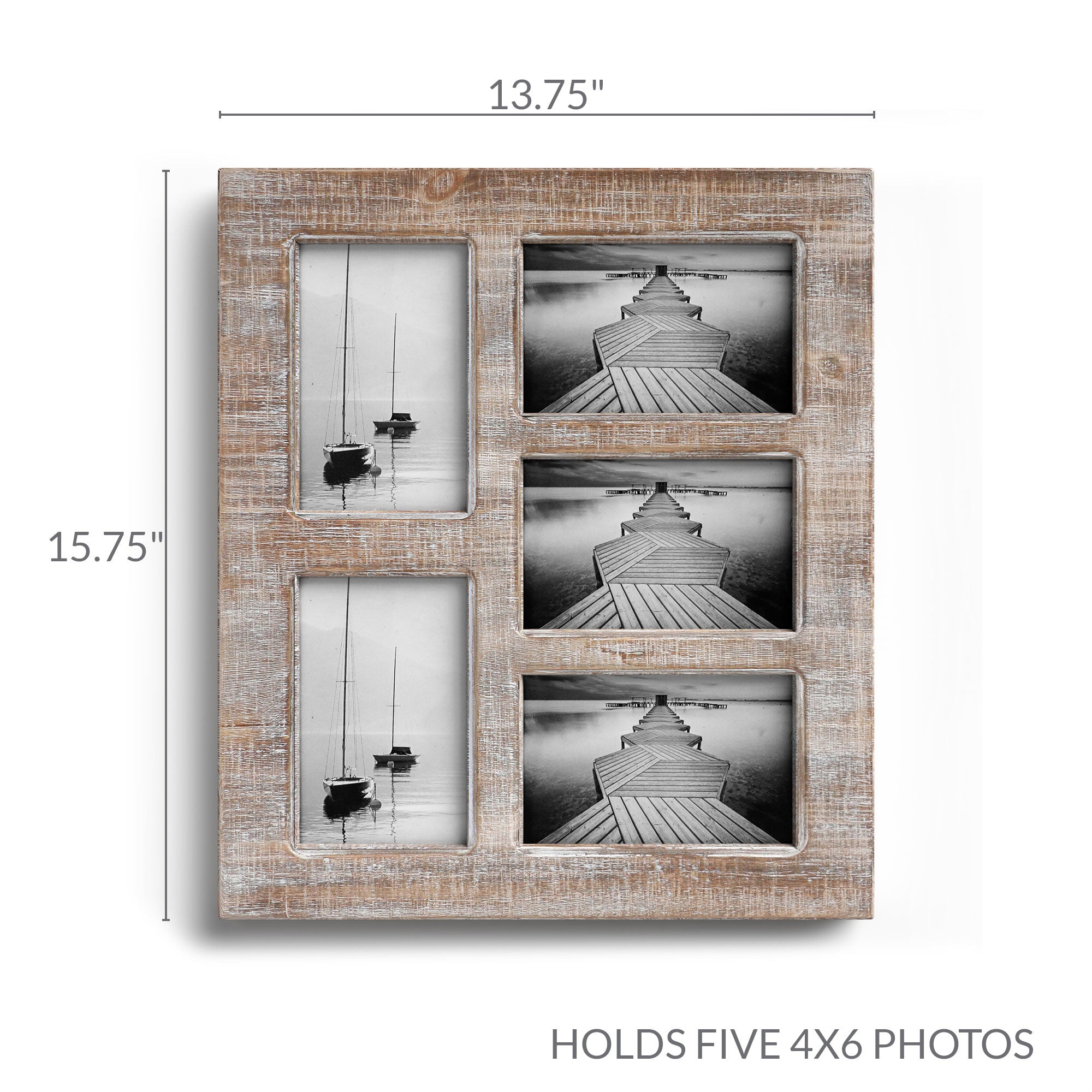 Custom 4x6 Collage Multi-picture 2,3,4,5,6 Opening Frame Unique Black  Vertical Horizontal Wood Wall Family Frames Rustic Wedding 
